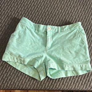 Light aqua Chubbies shorts size 6
